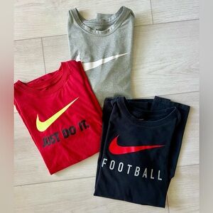 Boy Nike T-Shirt Bundle, Size Large and XL